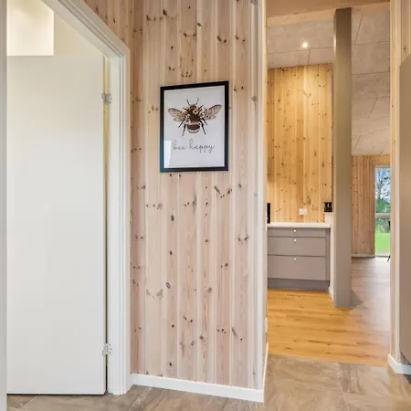 Beautiful And Modern 8-person With Spacious Terraces And Quality Interiors Located In Peaceful Fuglslev Close To Forest, Nature And *