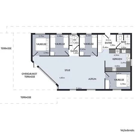 Beautiful And Modern 8-person With Spacious Terraces And Quality Interiors Located In Peaceful Fuglslev Close To Forest, Nature And * Ebeltoft